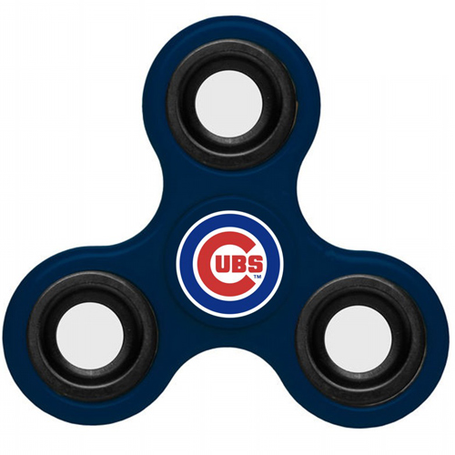MLB Chicago Cubs 3 Way Fidget Spinner B44 - Navy